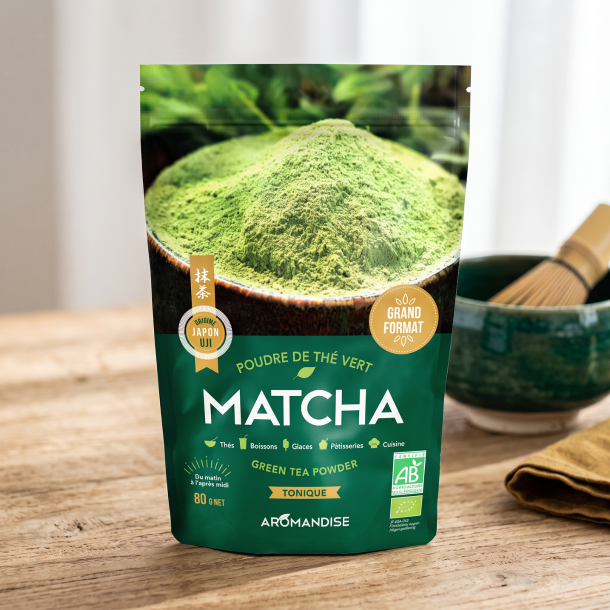 Aromandise Matcha gr�n te pulver 80 g - �ko