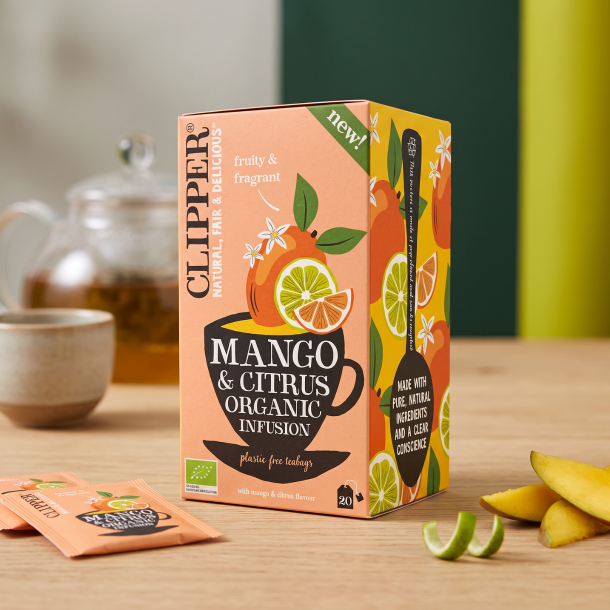 Clipper Mango & Citrus te �ko 20 breve