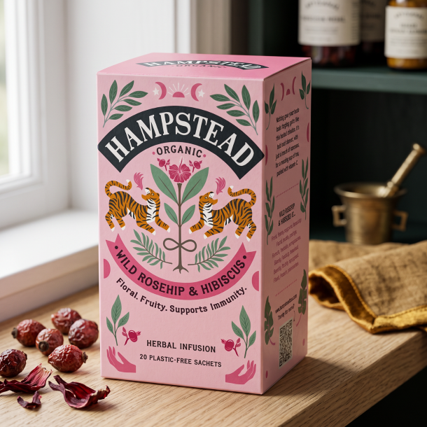 Hampstead Hyben og Hibiscus te �ko 20 Breve