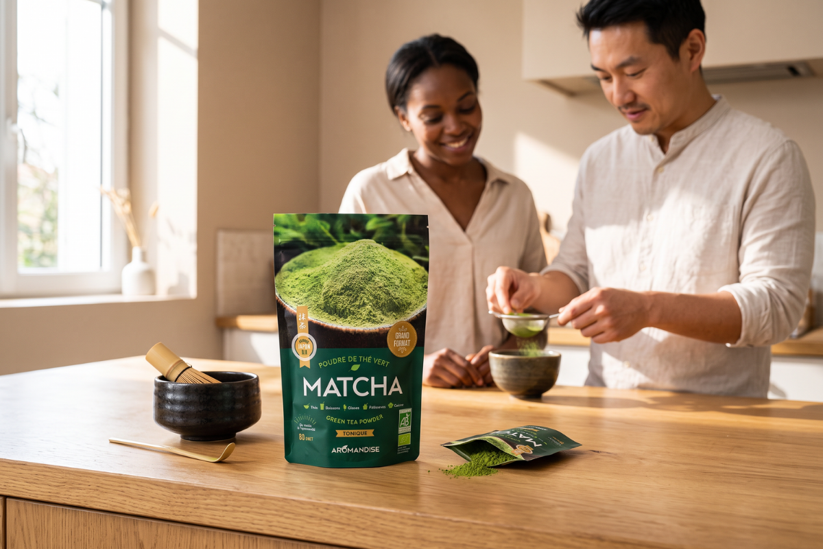 Aromandise Matcha gr�n te pulver 80 g - �ko