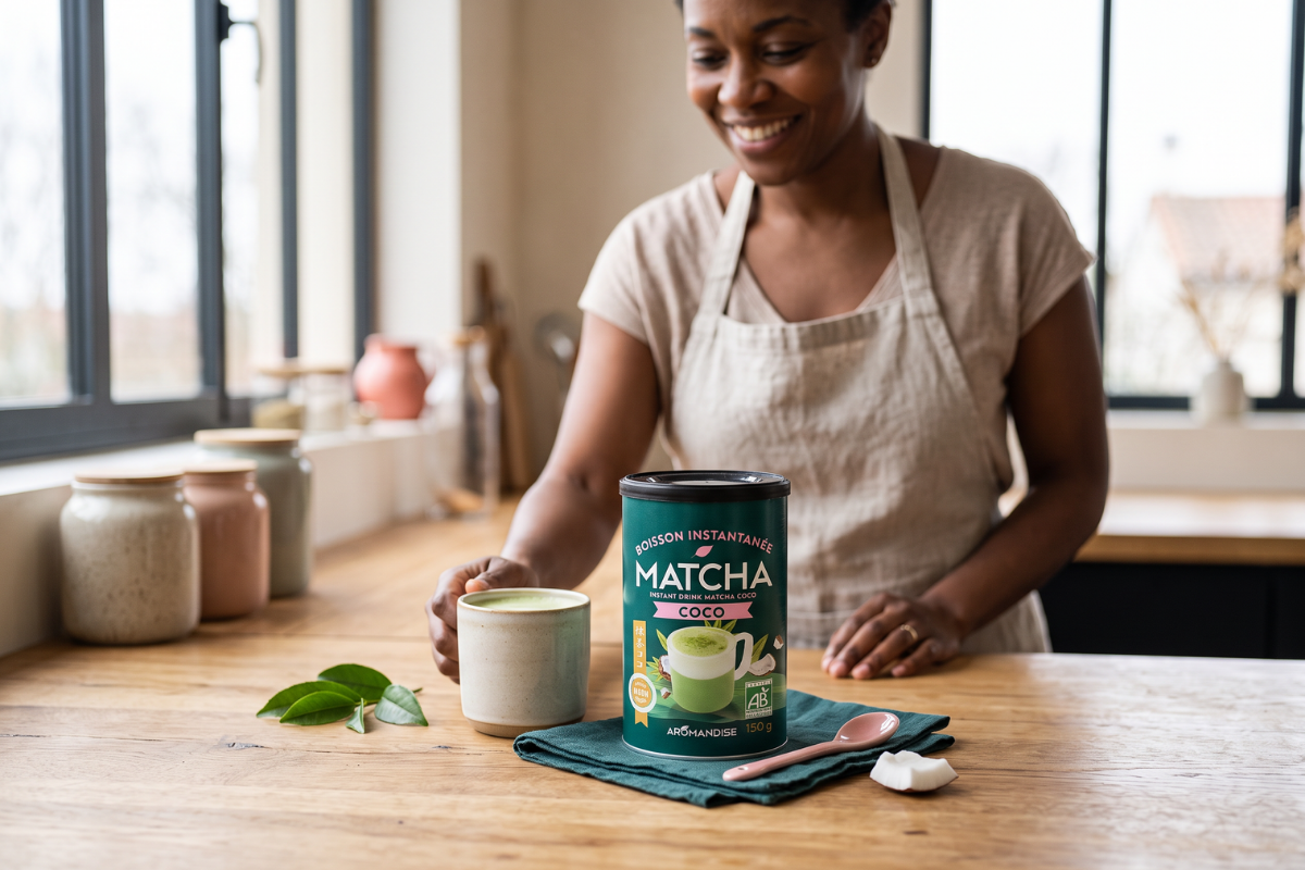 Aromandise Matcha Instant latte Coco - �ko 150g