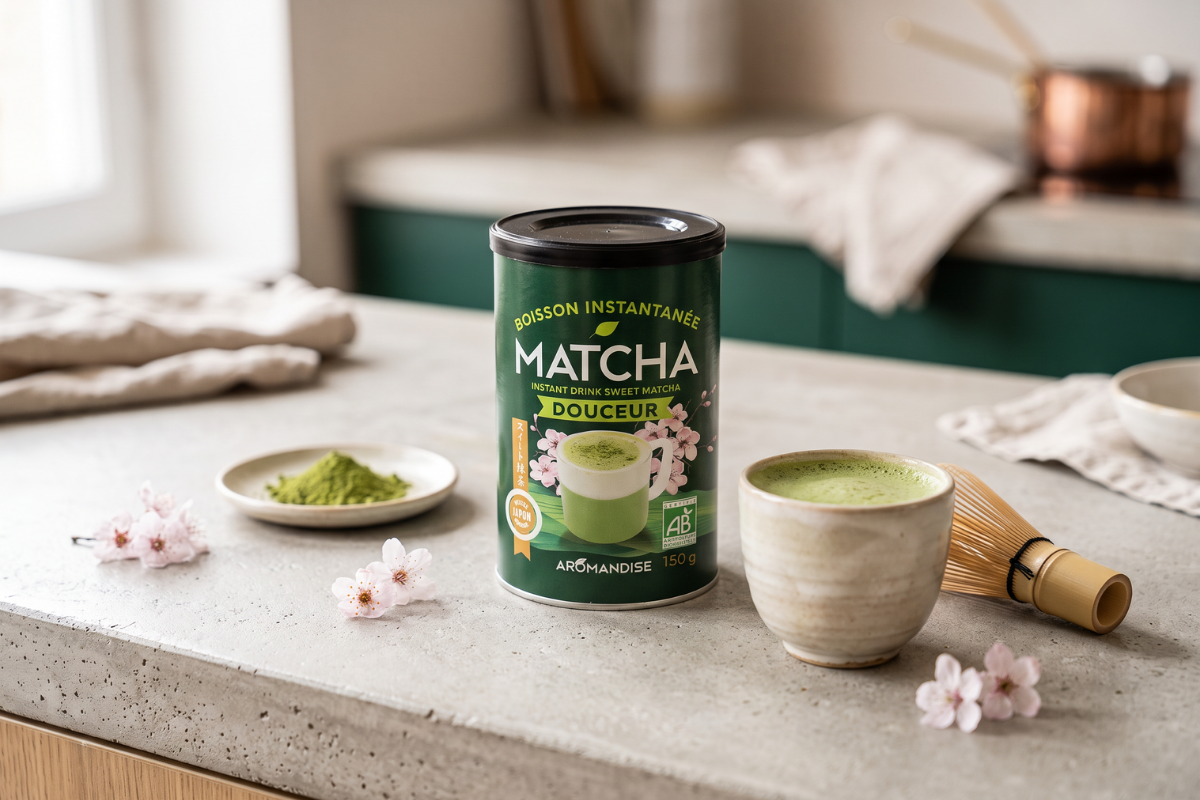 Aromandise Matcha Instant latte - �ko 150g