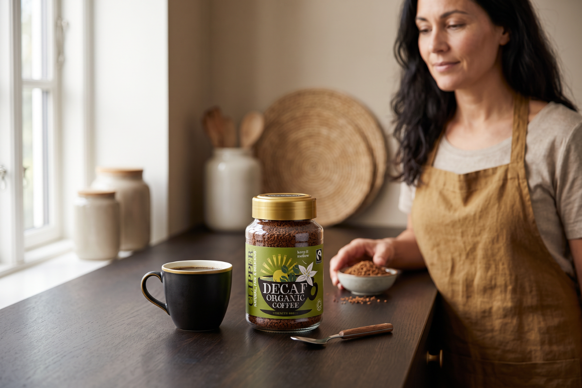Clipper Instant kaffe koffeinfri - �ko 100g