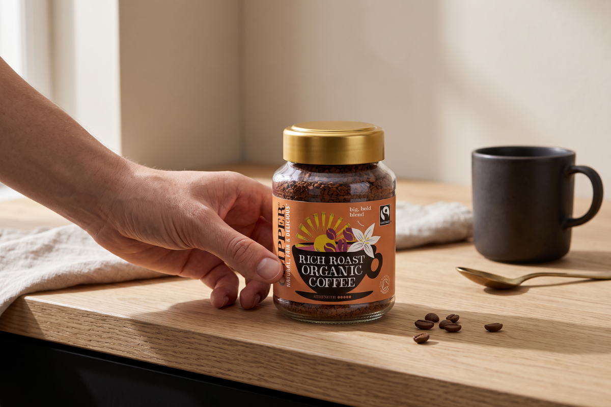 Clipper Instant kaffe Rich Roast - �ko 100g