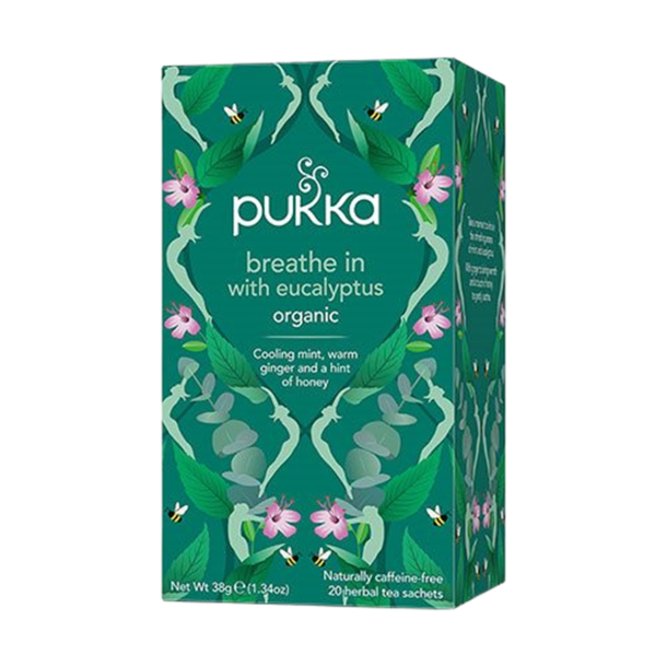 Pukka Breathe In �kologisk te med eukalyptus &ndash; 20 breve