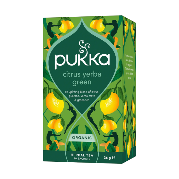 Pukka Citrus Yerba Green �kologisk te &ndash; 20 breve