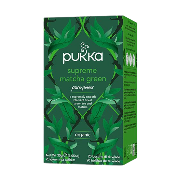 Pukka Supreme Matcha Green �kologisk te &ndash; 20 breve
