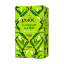 Pukka Lemongrass og Ginger �kologisk te &ndash; 20 breve