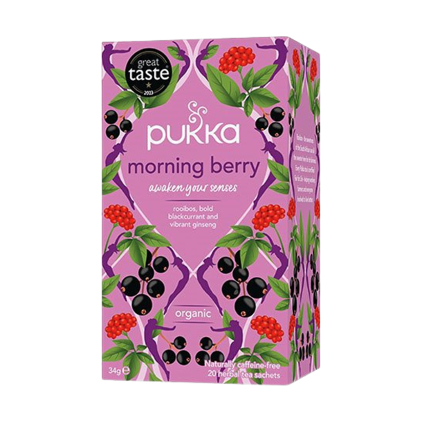 Pukka Morning Berry �kologisk te &ndash; 20 breve