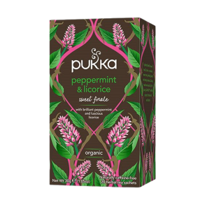 Pukka Peppermint og Licorice te � 20 breve