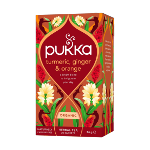 Pukka Turmeric Ginger og Orange te � 20 breve