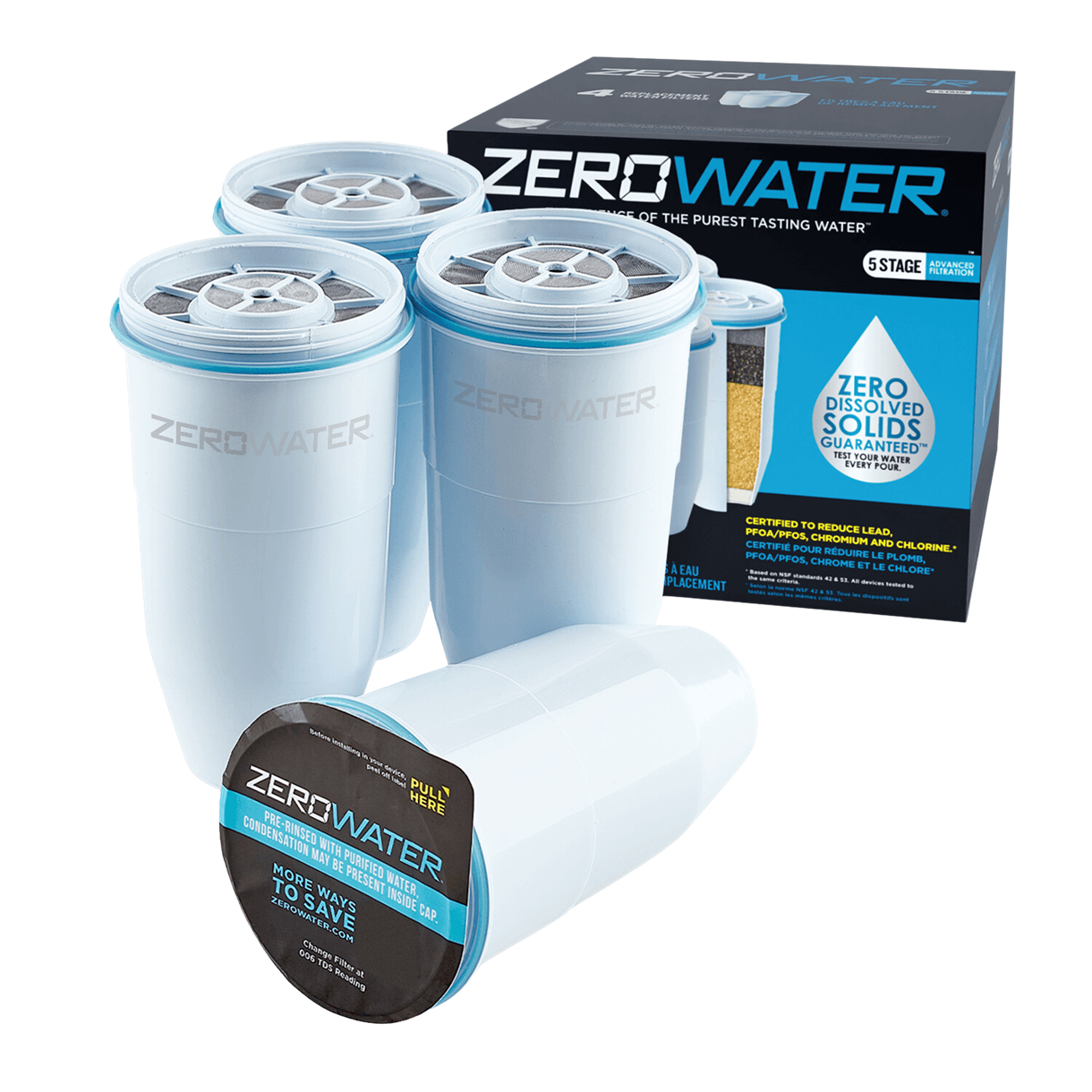 ZeroWater filter 4pak