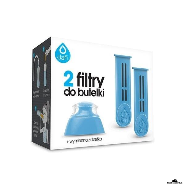 Refiller filterflaske Bl + mundstykke