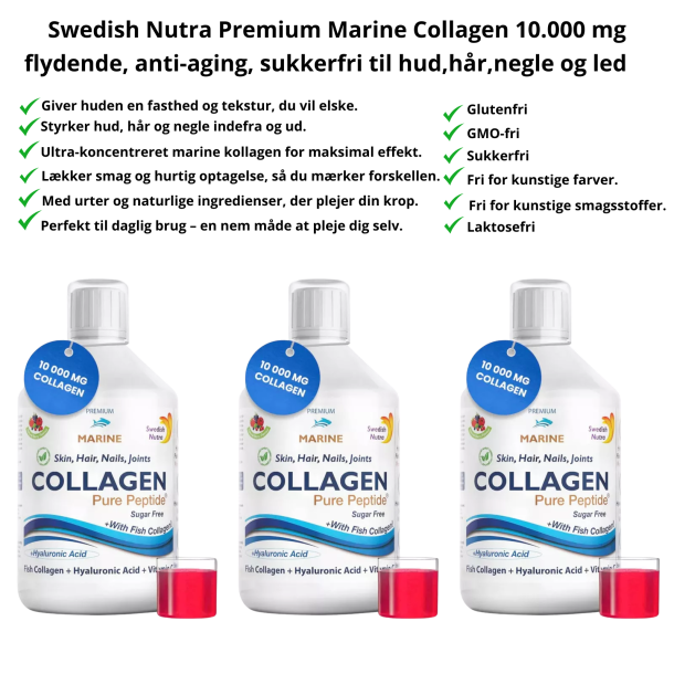 Swedish Nutra 10000 Premium Collagen 500 ml