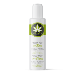 Hemphilia kologisk hampolie til ansigt, krop, hovedbund 100ml