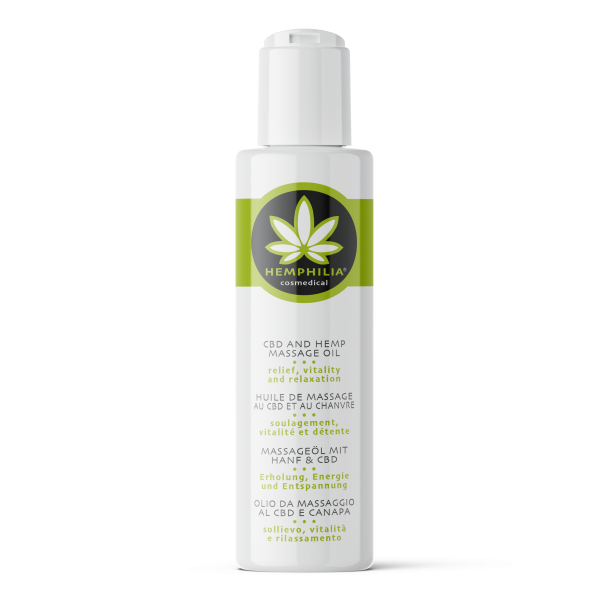 Hemphilia �kologisk hampolie til ansigt, krop, hovedbund 100ml