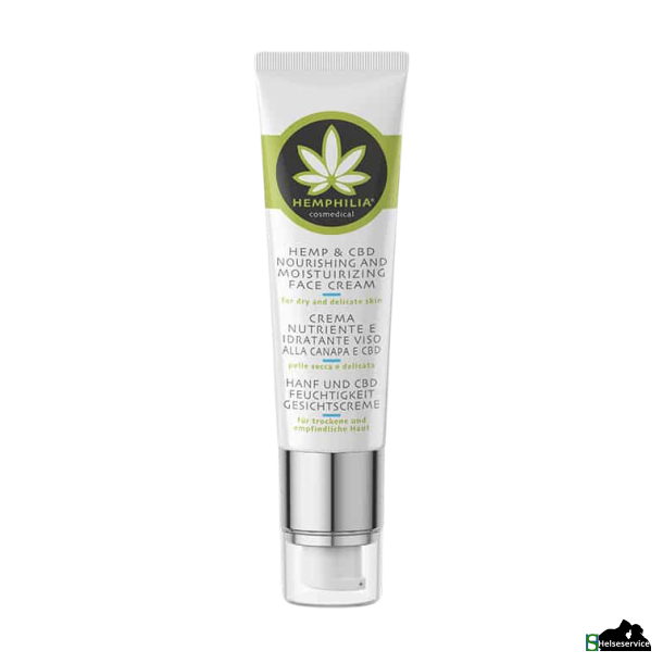 Hemphilia kologisk Fugtgivende Ansigtscreme (50 ml)