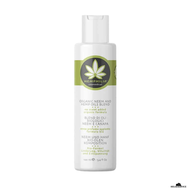 Hemphilia kologisk Neem og Hampolie til krop og ansigt 100 ml