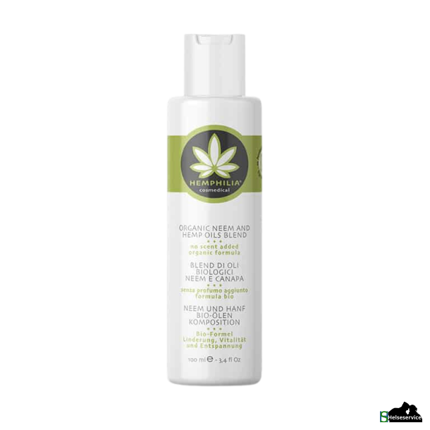 Hemphilia kologisk Neem &amp; Hampolie til krop og ansigt (100 ml)