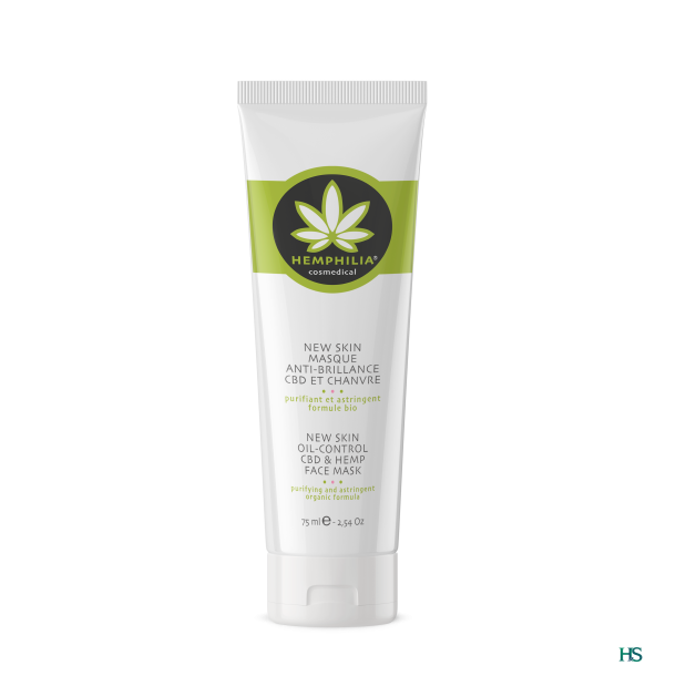 Hemphilia kologisk Dybderensende ansigtsmaske med Hamp 75ml