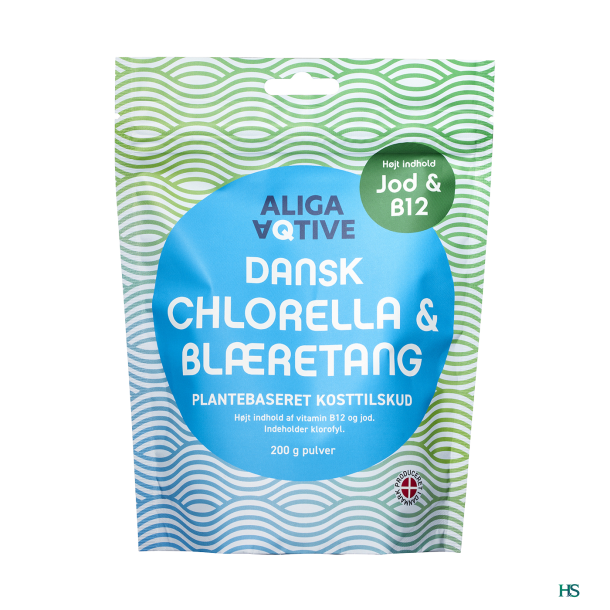 Aliga Aqtive Chlorella &amp; Blretang Pulver 200g