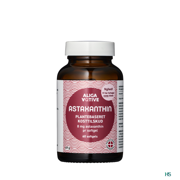 Aliga Aqtive Astaxanthin 60 stk.