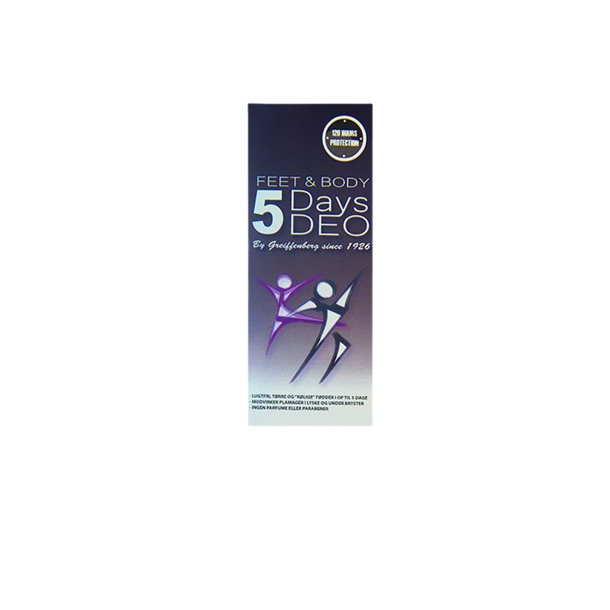 5 days deo - Feet and body - 32 ml