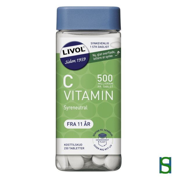 Livol C-vitamin 500mg (230 stk.)