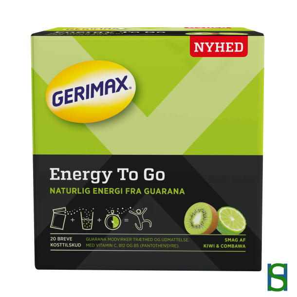 Gerimax Energy To Go Kiwi &amp; Combawa (20 stk)