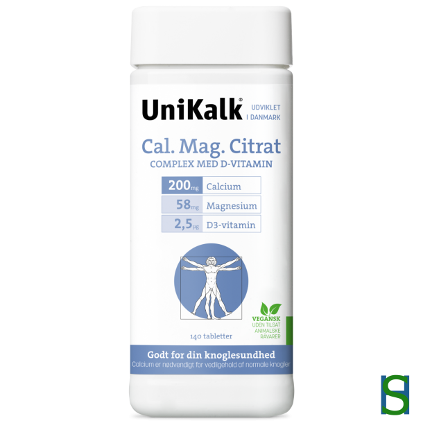 Unikalk Cal-Mag-Citrat (140 stk.)