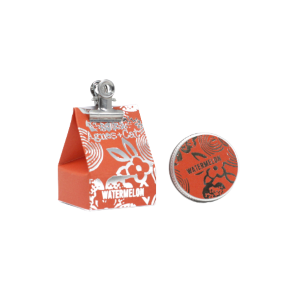 Agnes+Cat L�bebalsam Vandmelon vegansk og h�ndlavet l�bepleje i genanvendelig aluminiumsb�tte.