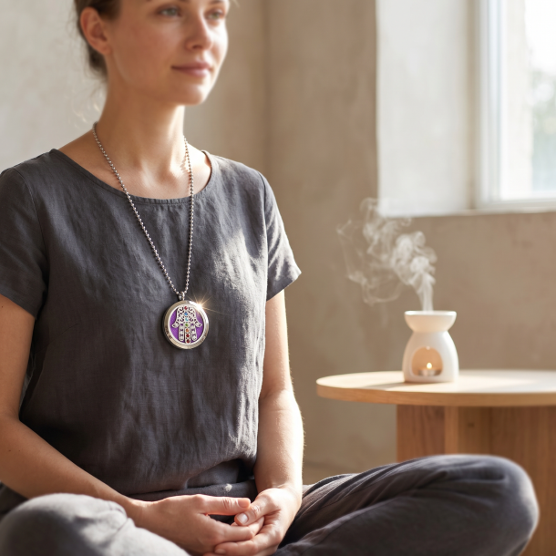 Aromahalsk�de � Hamsa Chakra (30mm)