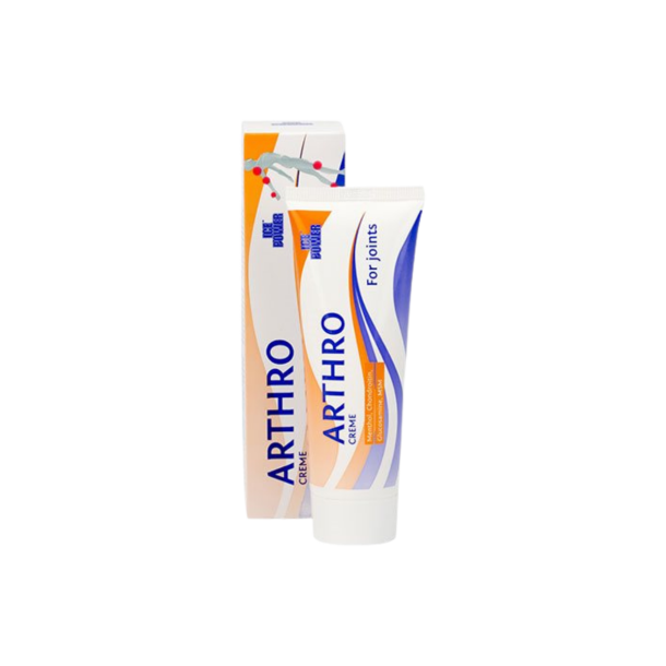Ice Power Arthro Creme 60g tube, k�lende creme til lindring af ledsmerter og h�velse, medicinsk udstyr til slidgigt i fingre med glukosamin og MSM.