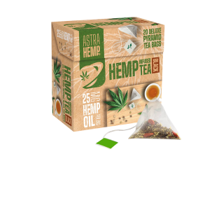 Astra Hemp Cannabis Black Pyramid Tea 25mg