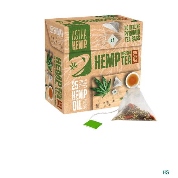 Astra Hemp Cannabis Black Pyramid Tea 25mg