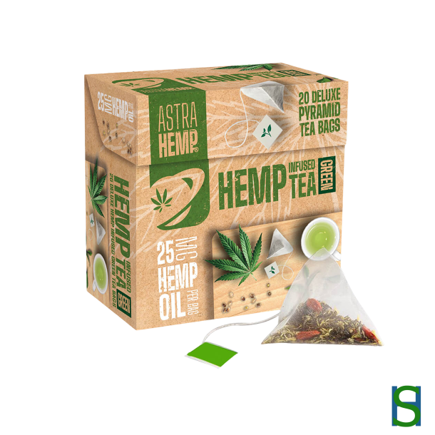 Astra Hemp Cannabis Green Pyramid Tea 25mg