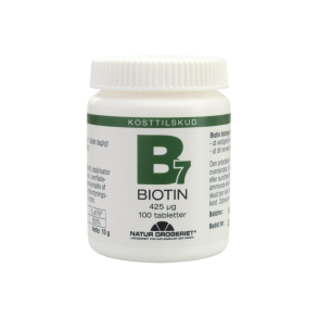 Natur Drogeriet B7 Biotin 425 μg 100 stk.