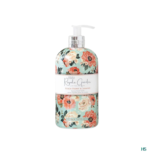 Baylis &amp; Harding Royale Garden Peach, Peony &amp; Jasmine Hndsbe 500ml