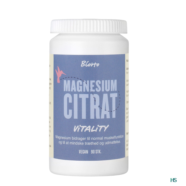 Biorto Magnesium Citrat Vitality 90 kps.