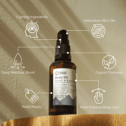 �kologisk Hybenrose (Rosehip) Kropsolie � Parfumefri Luksus. 50ml