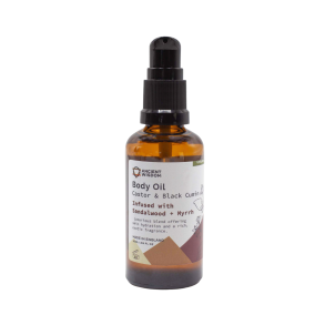 �kologisk Sandalwood & Myrrh Kropsolie � Dyb Restitution 50ml