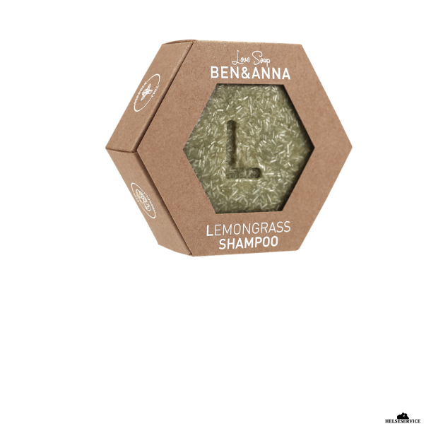 Ben og Anna Love Soap Lemongrass Shampoo Bar 60g