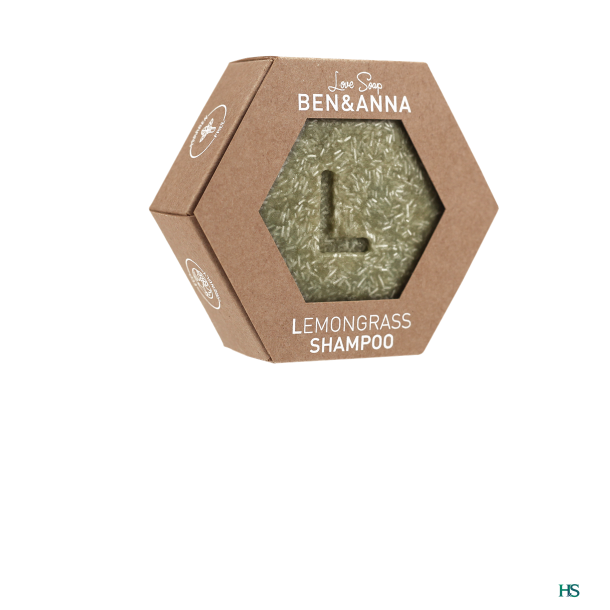 Ben og Anna Love Soap Lemongrass Shampoo Bar 60g