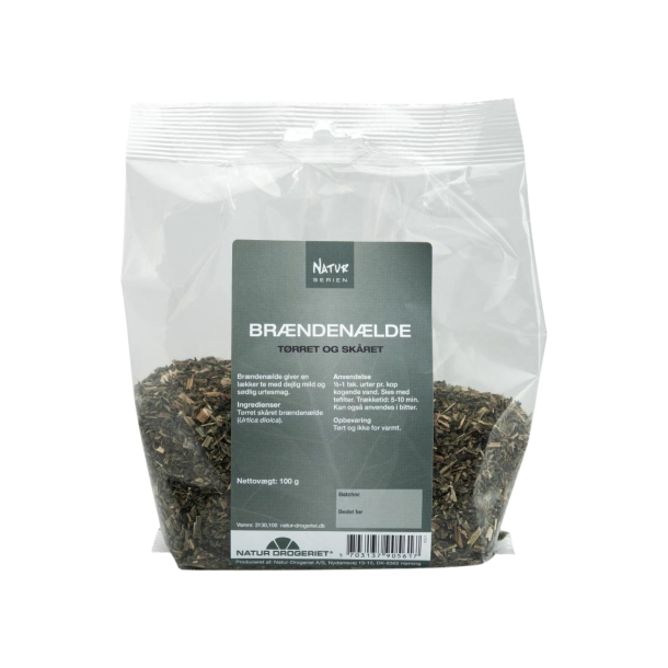 Natur-Drogeriet Br�nden�lde 100 g t�rret og sk�ret br�nden�ldeurt til mild urtete.