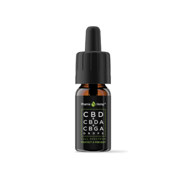 Pharma Hemp Protect &amp; Prevent Drops - Premium Olie (1500mg) 10ml