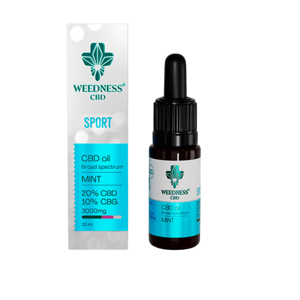 Weedness Sport Oil 30% CBD/CBG &amp; Mynte