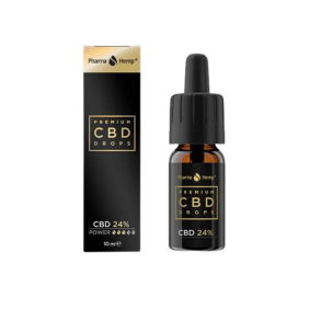 Pharma Hemp Premium Black Drops - Premium Olie (2400mg) 10ml