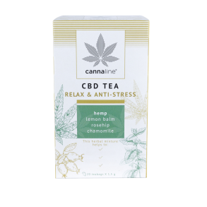 Cannaline Relax og Anti-stress te 20 breve