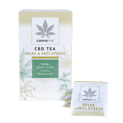 Cannaline Relax og Anti-stress te 20 breve