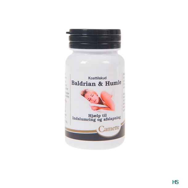 Camette Baldrian og humle 90 tab.